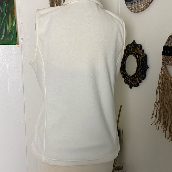 Hike bike boat in this spring vest by Made for Life cream zip up pockets vest M - Picture 7 of 9